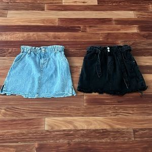 Zara Girls Denim Skirts